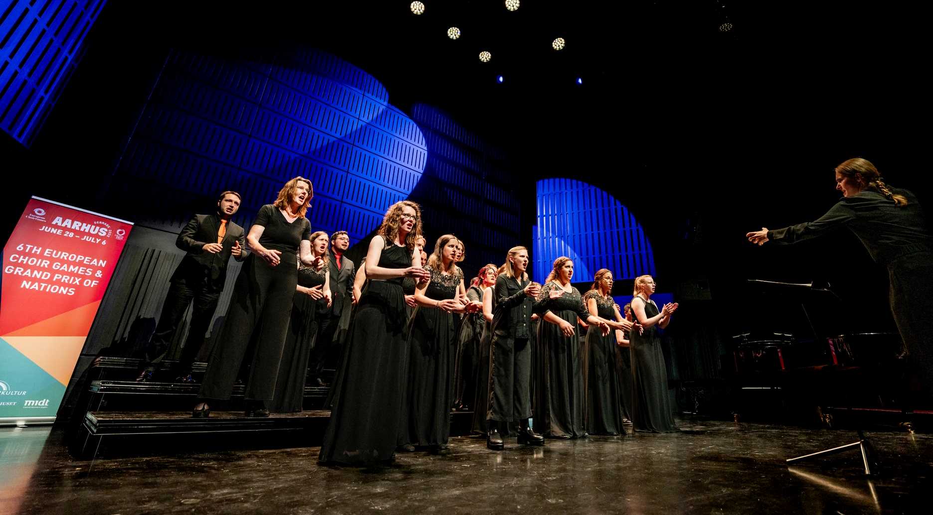 Cantamus Gießen: Foto vom Auftritt bei den European Choir Games 2025 © INTERKULTUR Jonas Persson Cantamus Gießen: Foto vom Auftritt bei den European Choir Games 2025 © INTERKULTUR Jonas Persson