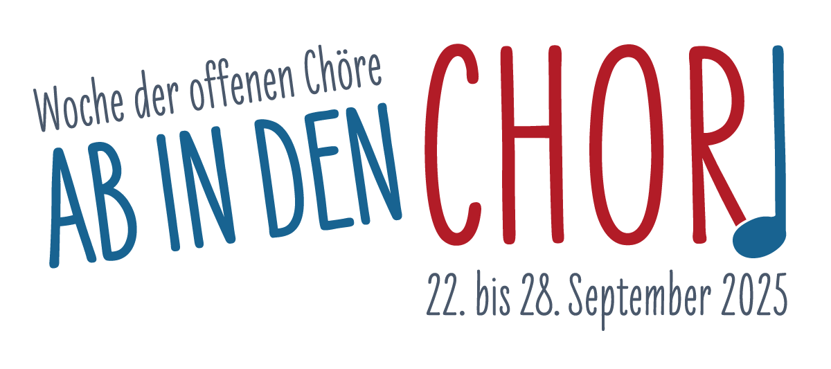 Logo der Woche der offenen Chöre 2025